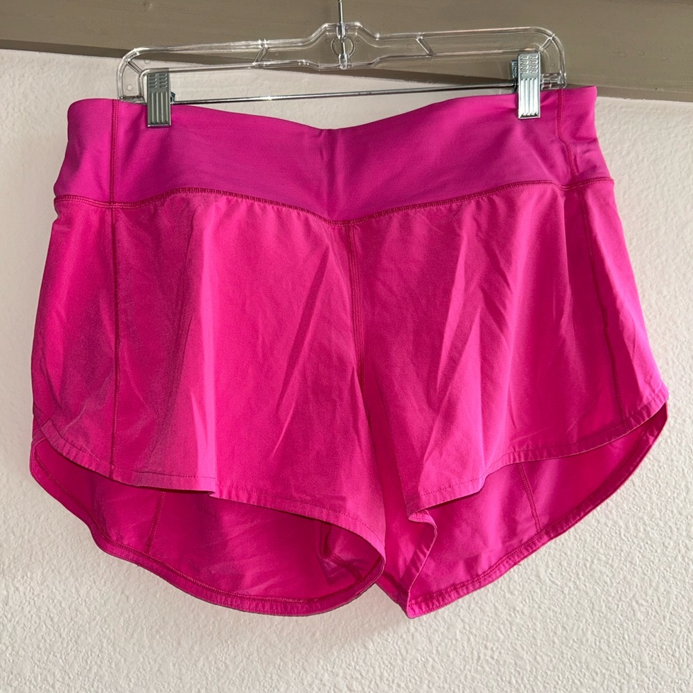 Lululemon Athletica Pink Athletic Shorts Lightweight Elastic Waist